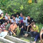 Plantação do Jardim das Terras Sagrada