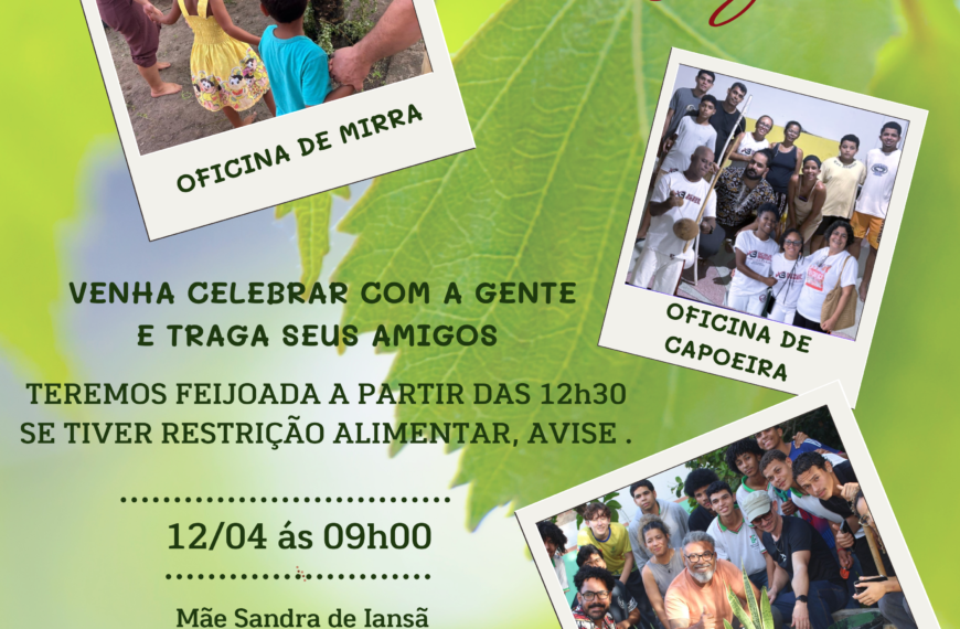 Inauguração dos jardins de ervas sagradas